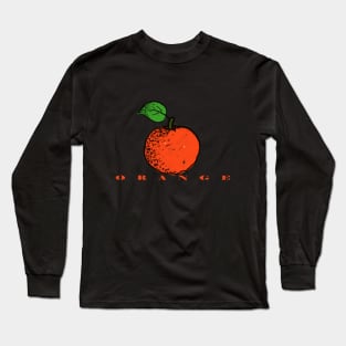 Orange Fruit Long Sleeve T-Shirt